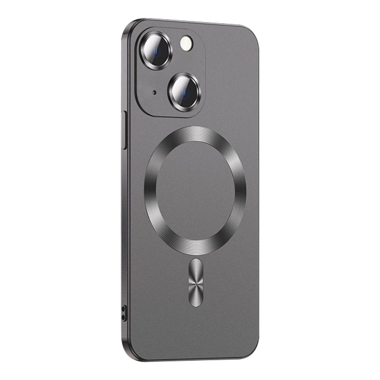 For iPhone 15 Plus Liquid Lens Protector Magsafe Phone Case(Grey) - iPhone 15 Plus Cases by PMC Jewellery | Online Shopping South Africa | PMC Jewellery