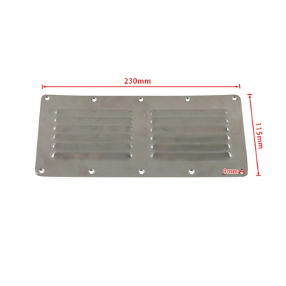 A8552 Yacht / RV 230x115mm Rectangular Vents(Silver) - Air Conditioning System by PMC Jewellery | Online Shopping South Africa | PMC Jewellery | Buy Now Pay Later Mobicred