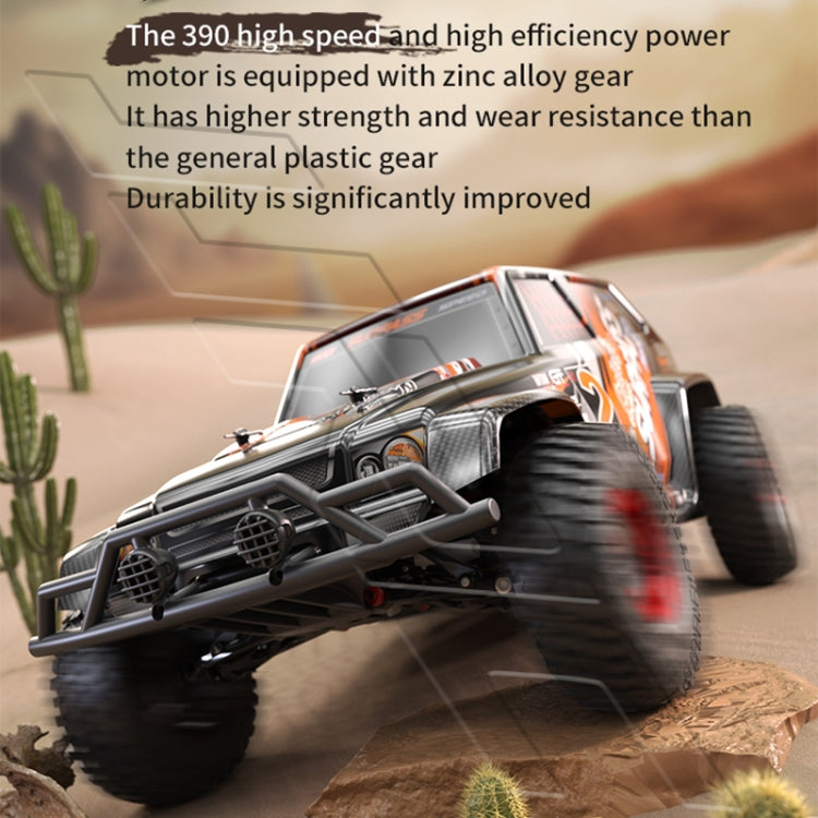 JJR/C Q39C 2.4G Four-wheel Drive High-speed Climbing Carbon Brush Motor RC Desert Off-Road Truck(Red) - RC Cars by JJR/C | Online Shopping South Africa | PMC Jewellery | Buy Now Pay Later Mobicred