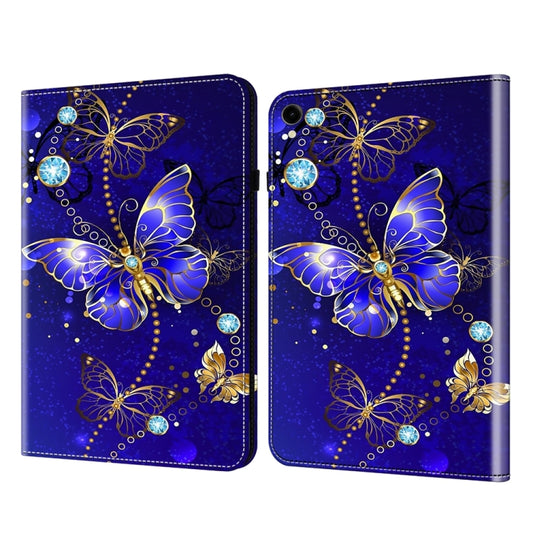 For Samsung Galaxy Tab S9 / S9 FE Crystal Texture Painted Leather Tablet Case(Diamond Butterflies) - Galaxy Tab S9 FE by PMC Jewellery | Online Shopping South Africa | PMC Jewellery | Buy Now Pay Later Mobicred