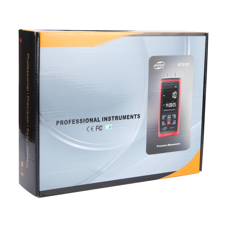 BENETECH GT5101 LCD Display Differential Pressure Meter, Specification:100KPa - Other Tester Tool by BENETECH | Online Shopping South Africa | PMC Jewellery | Buy Now Pay Later Mobicred