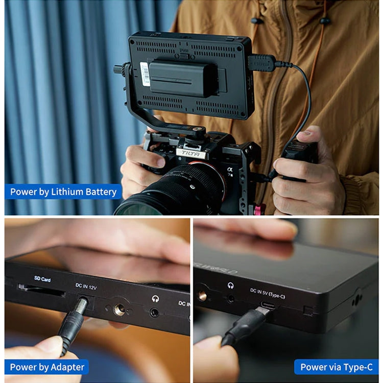 FEELWORLD F6 PLUSX 5.5 inch High Bright 1600nit Touch Screen DSLR Camera Field Monitor IPS FHD1920x1080 4K HDMI(Black) - free shipping - PMC TechLife - Order now!