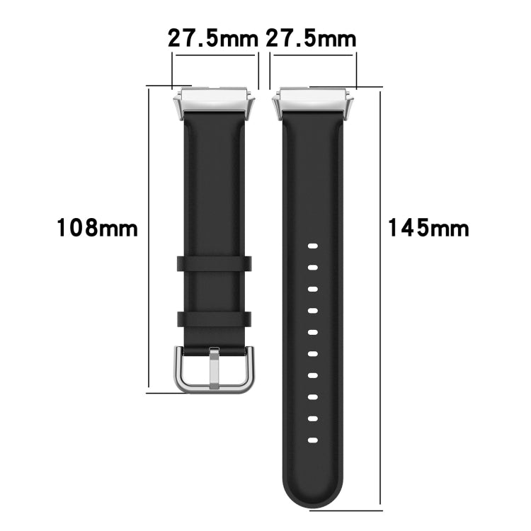 For Redmi Watch 3 Lite / Watch 3 Active Leather Replacement Watch Band(Navy Blue) - free shipping - PMc TechLife - Order now!