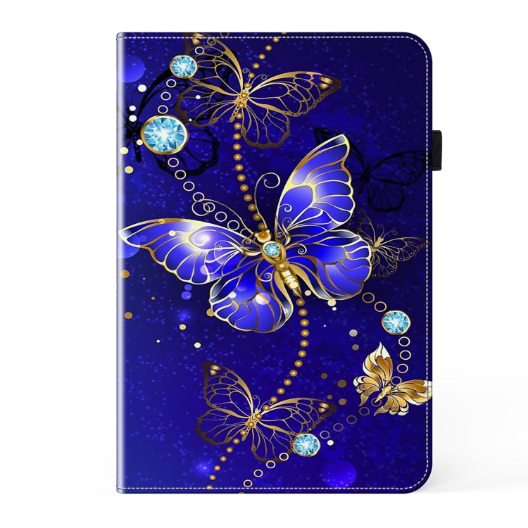 For Lenovo Tab M11 / Xiaoxin Pad 11 2024 Crystal Texture Painted Leather Tablet Case(Diamond Butterflies) - Lenovo by PMC Jewellery | Online Shopping South Africa | PMC Jewellery | Buy Now Pay Later Mobicred