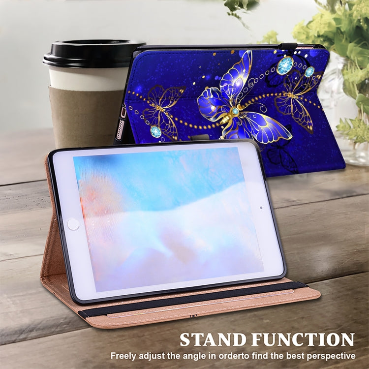 For Lenovo Tab M11 / Xiaoxin Pad 11 2024 Crystal Texture Painted Leather Tablet Case(Diamond Butterflies) - Lenovo by PMC Jewellery | Online Shopping South Africa | PMC Jewellery | Buy Now Pay Later Mobicred