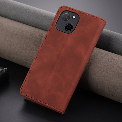 For Huawei Maimang A20 AZNS Skin Feel Calf Texture Flip Leather Phone Case(Brown) - Huawei Cases by AZNS | Online Shopping South Africa | PMC Jewellery | Buy Now Pay Later Mobicred