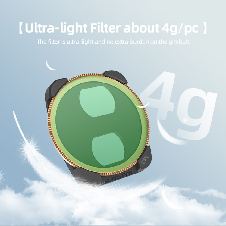 For DJI Air 3 Sunnylife Camera Lens Filter, Filter:CPL - free shipping - PMC TechLife - Order now!