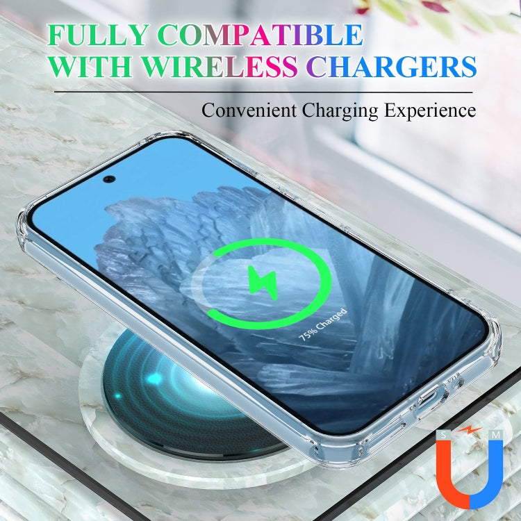 For Google Pixel 9 Pro MagSafe Clear Acrylic PC Hybrid TPU Phone Case(Transparent) - Google Cases by PMC Jewellery | Online Shopping South Africa | PMC Jewellery | Buy Now Pay Later Mobicred