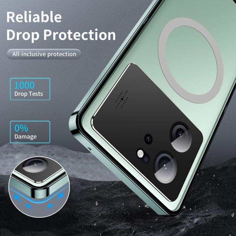 For Xiaomi Redmi K60 Ultra / 13T / 13T Pro Aromatherapy Magnetic Metal Phone Case(Green) - free shipping - PMc TechLife - Order now!