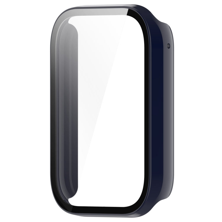 For Xiaomi Mi Band 8 Pro PC + Tempered Glass Film Integrated Watch Protective Case(Ink Blue) - Watch Cases by PMC TechLife | Online Shopping South Africa | PMC TechLife | Buy Now Pay Later Mobicred