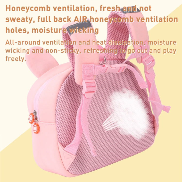Children Cute Cartoon Anti-Lost Kindergarten School Bag(Pink Rabbit Large) - Double-shoulder Bags by PMc TechLife | Online Shopping South Africa | PMc TechLife | Buy Now Pay Later Mobicred
