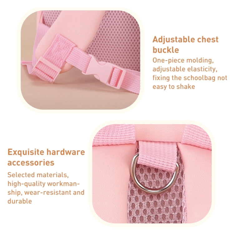 Children Cute Cartoon Anti-Lost Kindergarten School Bag(Pink Apple Medium) - Double-shoulder Bags by PMc TechLife | Online Shopping South Africa | PMc TechLife | Buy Now Pay Later Mobicred