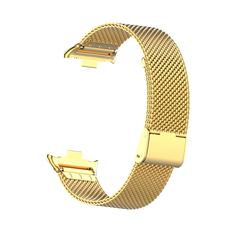 For Xiaomi Smart Band 9 Pro / 8 Pro 18mm Steel Mesh Buckle Metal Watch Band(Gold) - free shipping - PMc TechLife - Order now!