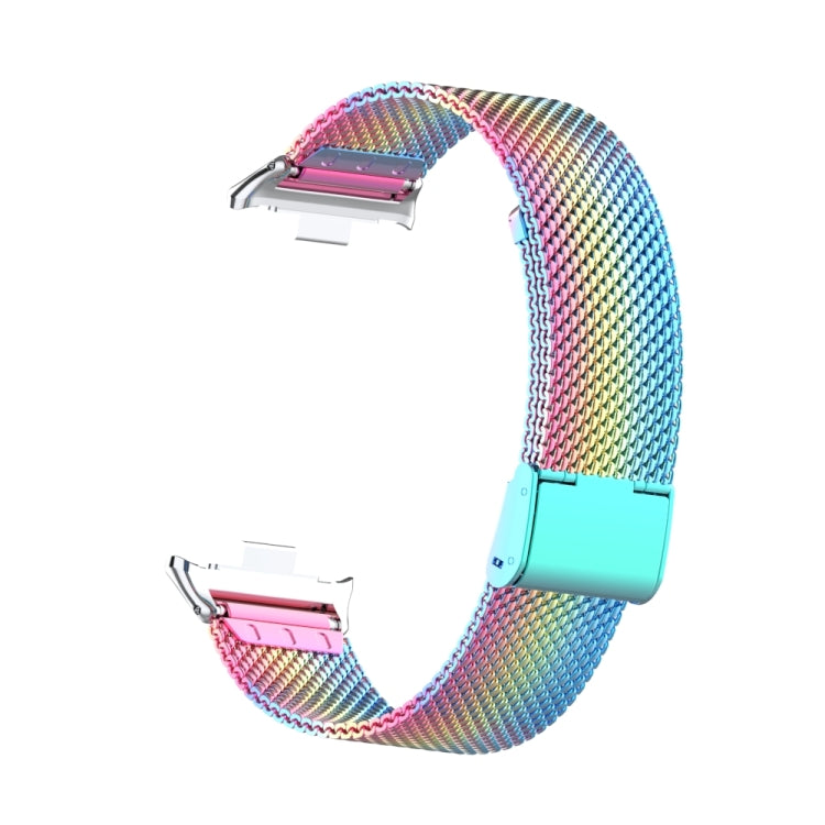 For Xiaomi Smart Band 9 Pro / 8 Pro 18mm Steel Mesh Buckle Metal Watch Band(Colorful) - free shipping - PMc TechLife - Order now!