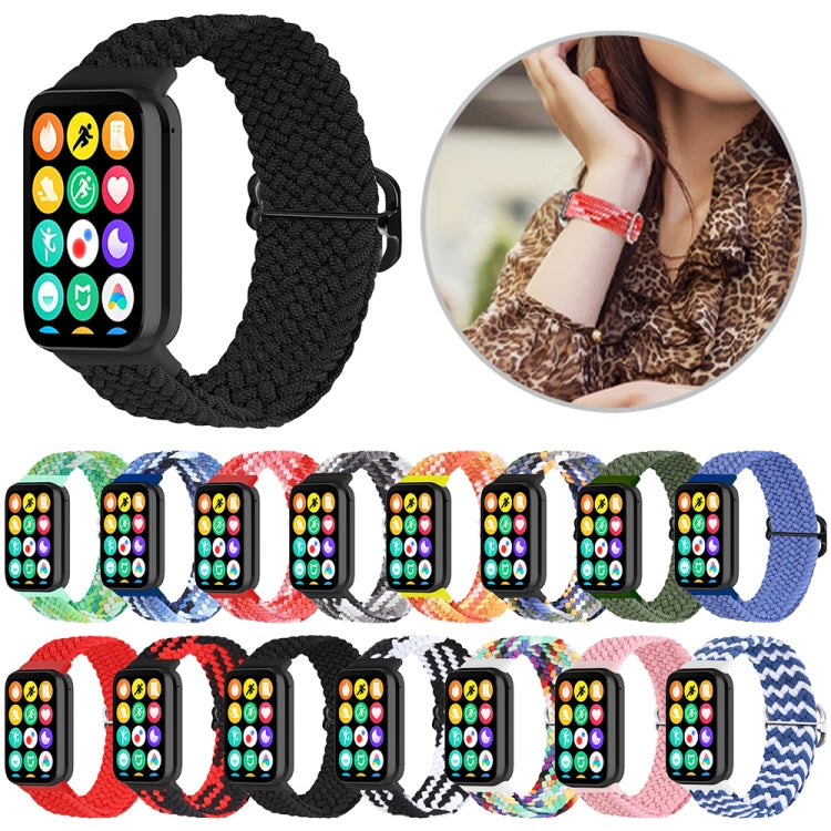 For Xiaomi Smart Band 9 Pro / 8 Pro 18mm Buckle Nylon Braided Watch Band(Denim) - free shipping - PMc TechLife - Order now!