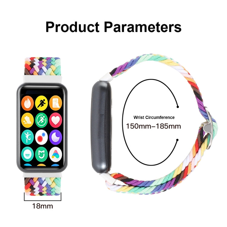 For Xiaomi Smart Band 9 Pro / 8 Pro 18mm Buckle Nylon Braided Watch Band(Green) - free shipping - PMc TechLife - Order now!