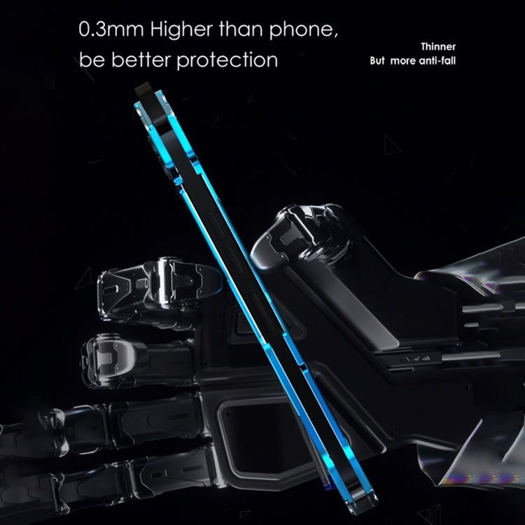 For iPhone 15 R-JUST RJ17 Shockproof Armor Metal Phone Case(Blue) - free shipping - PMC TechLife - Order now!