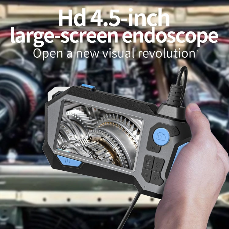 P120 Rotatable 8mm Dual Lenses Industrial Endoscope with Screen, 9mm Tail Pipe Diameter, Spec:2m Tube -  by PMC Jewellery | Online Shopping South Africa | PMC Jewellery | Buy Now Pay Later Mobicred