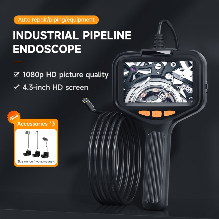 P200 8mm Front Lenses Integrated Industrial Pipeline Endoscope with 4.3 inch Screen, Spec:5m Tube -  by PMC TechLife | Online Shopping South Africa | PMC TechLife | Buy Now Pay Later Mobicred