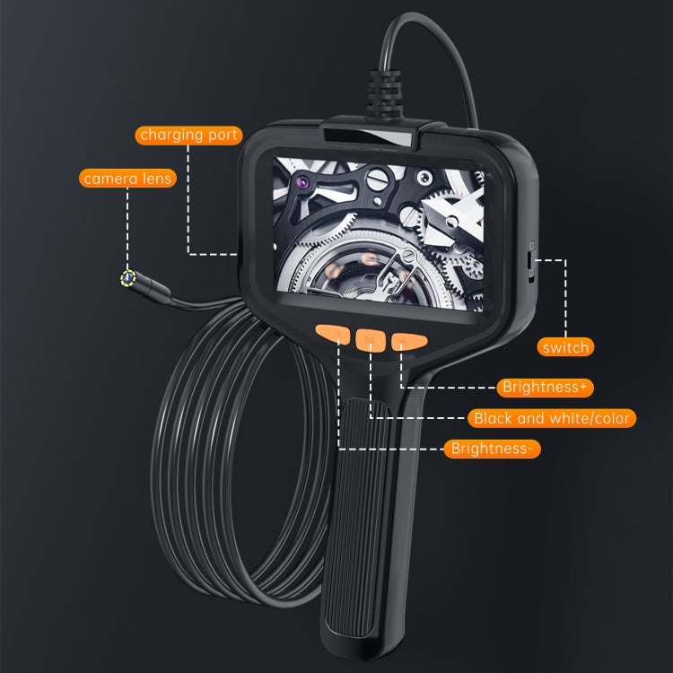 P200 8mm Side Lenses Integrated Industrial Pipeline Endoscope with 4.3 inch Screen, Spec:5m Tube - free shipping - PMC TechLife - Order now!