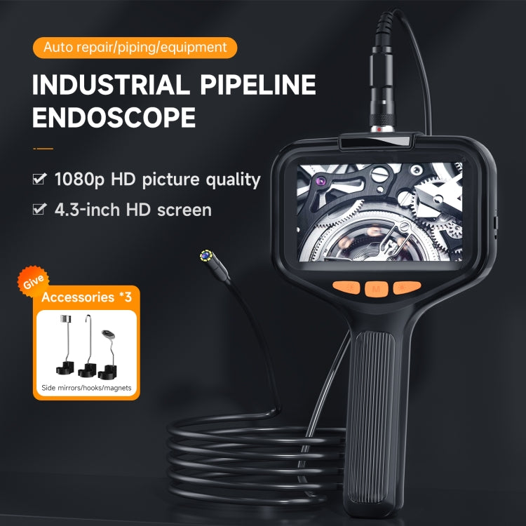 P200 8mm Front Lenses Detachable Industrial Pipeline Endoscope with 4.3 inch Screen, Spec:5m Tube -  by PMC TechLife | Online Shopping South Africa | PMC TechLife | Buy Now Pay Later Mobicred