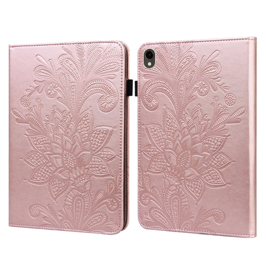 For Samsung Galaxy Tab S9 Lace Flower Embossing Pattern PU Tablet Case(Gold) - Galaxy Tab S9 Cases by PMC Jewellery | Online Shopping South Africa | PMC Jewellery | Buy Now Pay Later Mobicred