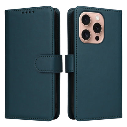 For iPhone 16 Pro BETOPNICE BN-005 2 in 1 Detachable Imitate Genuine Leather Phone Case(Blue) - iPhone 16 Pro Cases by BETOPNICE | Online Shopping South Africa | PMC Jewellery | Buy Now Pay Later Mobicred