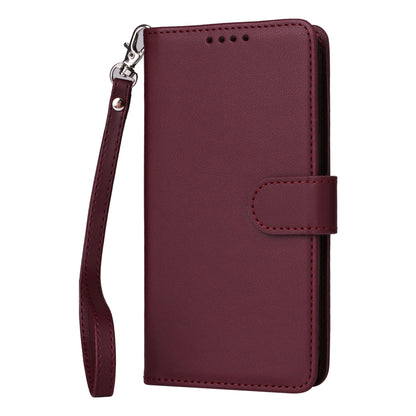 For iPhone 16 Pro Max BETOPNICE BN-005 2 in 1 Detachable Imitate Genuine Leather Phone Case(Wine Red) - iPhone 16 Pro Max Cases by BETOPNICE | Online Shopping South Africa | PMC Jewellery | Buy Now Pay Later Mobicred