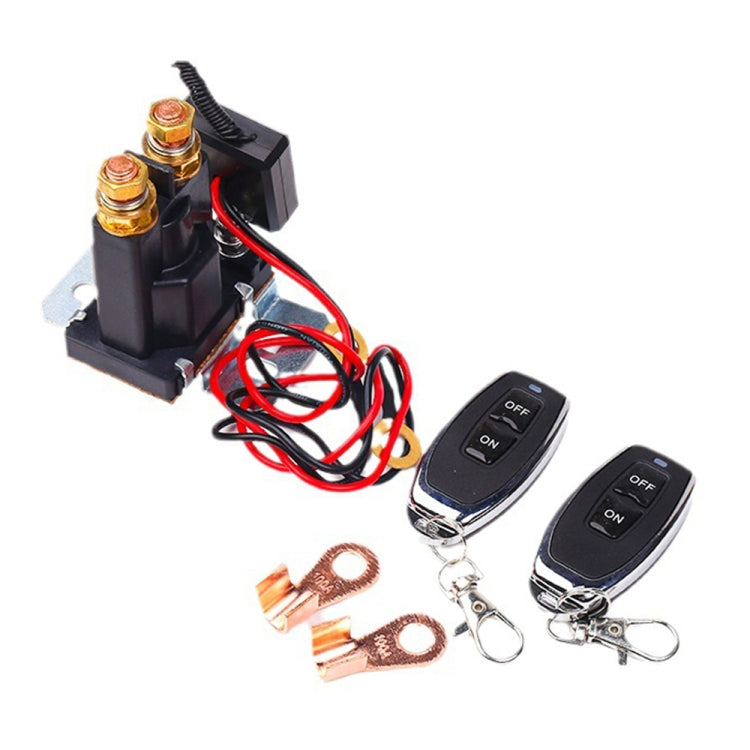 12V 500A Car Battery Remote Control Relay Rotary Switch Cut, Style:with 2 x Remote Control - Relays by PMC Jewellery | Online Shopping South Africa | PMC Jewellery | Buy Now Pay Later Mobicred