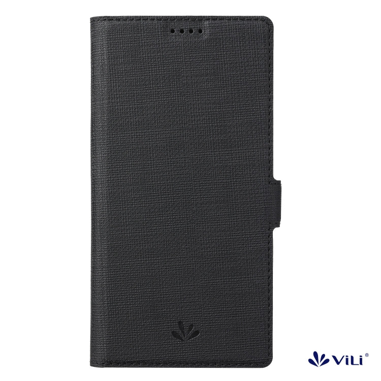 For iPhone 15 Pro Max ViLi K Series Dual-side Buckle Magsafe Leather Phone Case(Black) - free shipping - PMC Jewellery - Order now!
