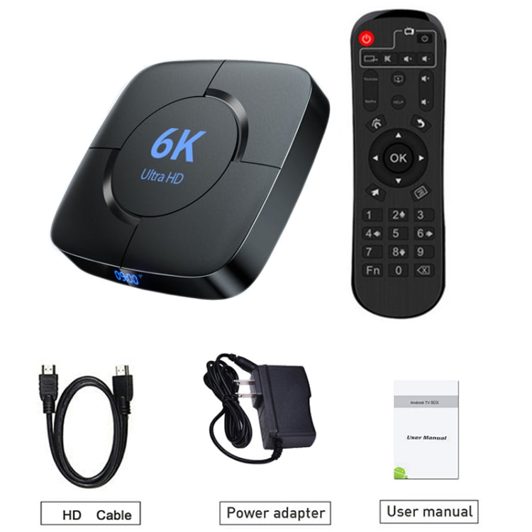 6K Ultra HD Android 12.0 Smart TV Box with Remote Control, 4GB+32GB, Allwinner H616 1.5GHZ Quad-Core(US Plug) - free shipping - PMC TechLife - Order now!