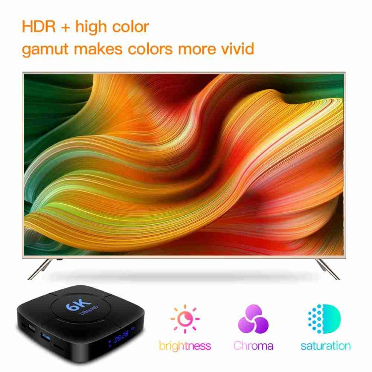 6K Ultra HD Android 12.0 Smart TV Box with Remote Control, 4GB+32GB, Allwinner H616 1.5GHZ Quad-Core(EU Plug) - Others by PMC TechLife | Online Shopping South Africa | PMC TechLife | Buy Now Pay Later Mobicred