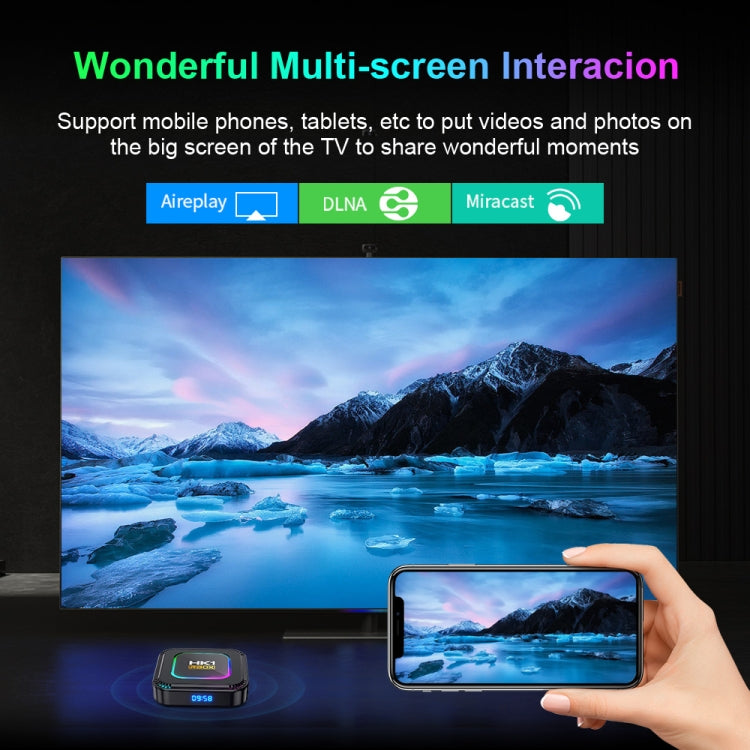 HK1 RBOX K8 8K Android 13.0 Smart TV Box with Remote Control, 4GB+32GB, RK3528 Quad-Core(UK Plug) - Others by PMC TechLife | Online Shopping South Africa | PMC TechLife | Buy Now Pay Later Mobicred