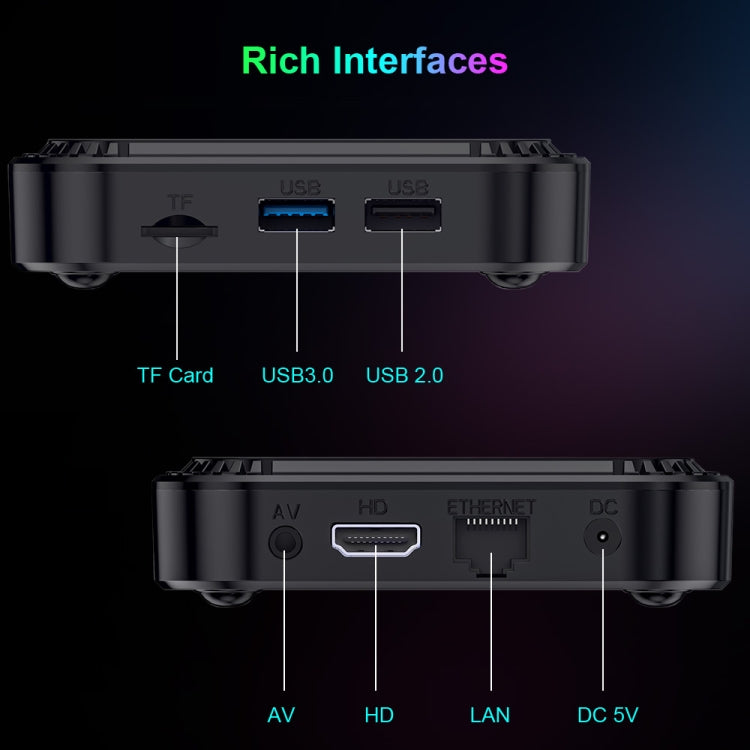 HK1 RBOX K8 8K Android 13.0 Smart TV Box with Remote Control, 2GB+16GB, RK3528 Quad-Core(EU Plug) - Others by PMC TechLife | Online Shopping South Africa | PMC TechLife | Buy Now Pay Later Mobicred