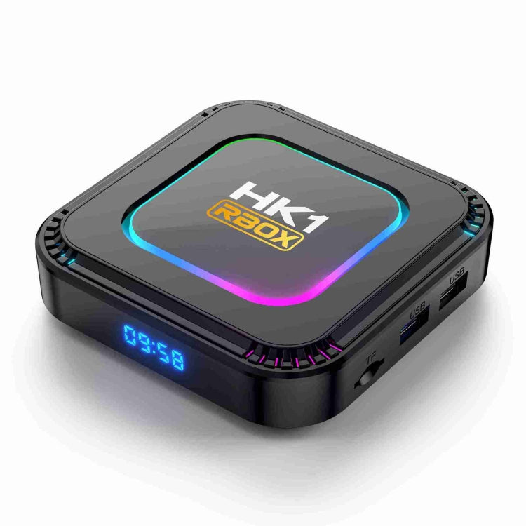 HK1 RBOX K8 8K Android 13.0 Smart TV Box with Remote Control, 4GB+128GB, RK3528 Quad-Core(UK Plug) - Others by PMC TechLife | Online Shopping South Africa | PMC TechLife | Buy Now Pay Later Mobicred