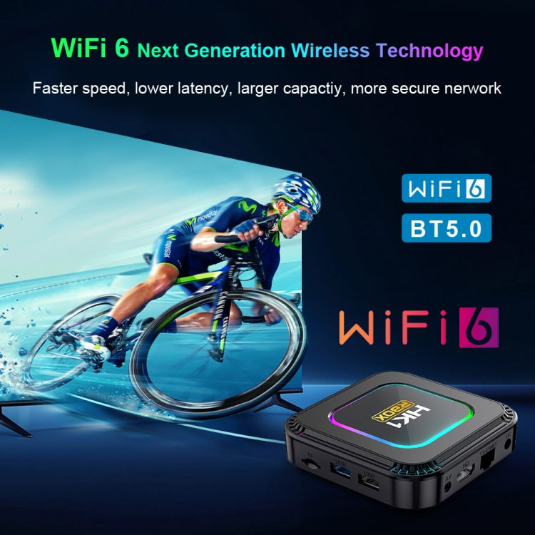 HK1 RBOX K8 8K Android 13.0 Smart TV Box with Remote Control, 2GB+16GB, RK3528 Quad-Core(EU Plug) - Others by PMC TechLife | Online Shopping South Africa | PMC TechLife | Buy Now Pay Later Mobicred