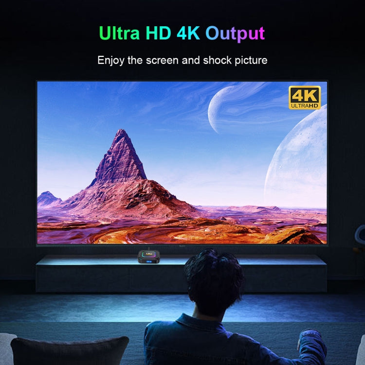 HK1 RBOX K8 8K Android 13.0 Smart TV Box with Remote Control, 4GB+64GB, RK3528 Quad-Core(UK Plug) - Others by PMC TechLife | Online Shopping South Africa | PMC TechLife | Buy Now Pay Later Mobicred