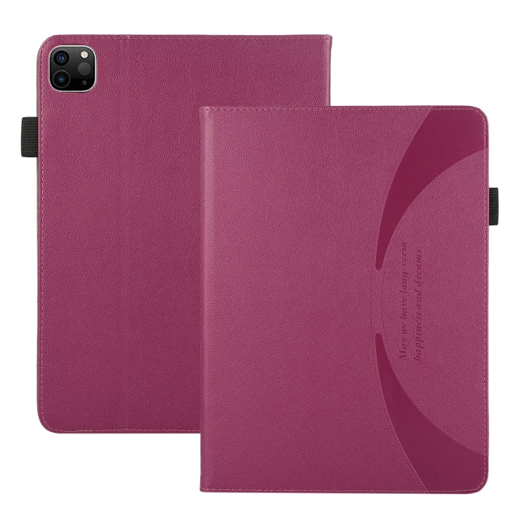 For iPad Pro 11 2024 Litchi Texture Leather Sucker Tablet Case(Purple) - iPad Pro 11 2024 Cases by PMC Jewellery | Online Shopping South Africa | PMC Jewellery | Buy Now Pay Later Mobicred