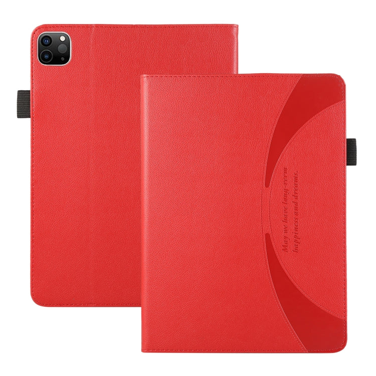 For iPad Pro 13 2024 Litchi Texture Leather Sucker Tablet Case(Red) - iPad Pro 13 2024 Cases by PMC Jewellery | Online Shopping South Africa | PMC Jewellery | Buy Now Pay Later Mobicred