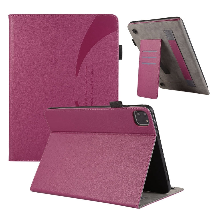 For iPad Pro 13 2024 Litchi Texture Leather Sucker Tablet Case(Purple) - iPad Pro 13 2024 Cases by PMC Jewellery | Online Shopping South Africa | PMC Jewellery | Buy Now Pay Later Mobicred