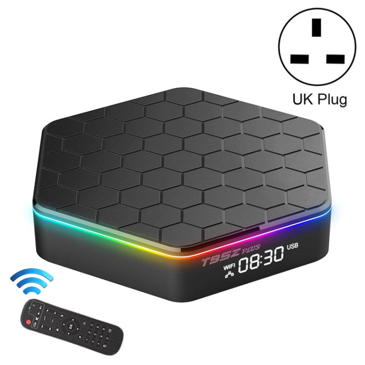 T95Z Plus 8K WiFi6 Android 12.0 Smart TV Box with Remote Control, 4GB+32GB, Allwinner H618 Quad-Core(UK Plug) - Others by PMC TechLife | Online Shopping South Africa | PMC TechLife | Buy Now Pay Later Mobicred