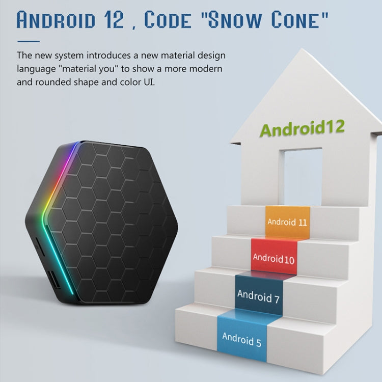T95Z Plus 8K WiFi6 Android 12.0 Smart TV Box with Remote Control, 4GB+128GB, Allwinner H618 Quad-Core(EU Plug) - Others by PMC TechLife | Online Shopping South Africa | PMC TechLife | Buy Now Pay Later Mobicred