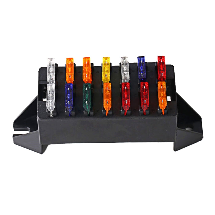 BX2141A-1 Car Modified Multi-Way Fuse Box 14 Ways Dual Row Fuse Holder - Fuse by PMC Jewellery | Online Shopping South Africa | PMC Jewellery | Buy Now Pay Later Mobicred