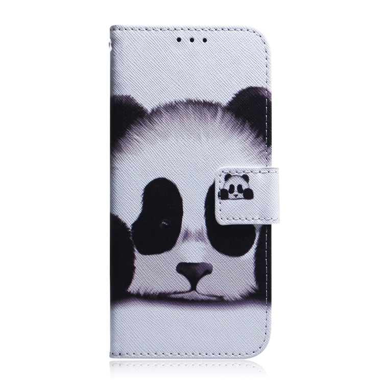 For Motorola Moto G Power 5G 2024 Coloured Drawing Flip Leather Phone Case(Panda) - Motorola Cases by PMC Jewellery | Online Shopping South Africa | PMC Jewellery | Buy Now Pay Later Mobicred