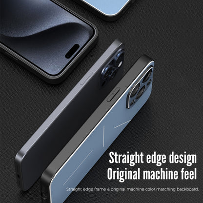 For iPhone 15 Plus R-JUST RJ52 3-Line Style Metal TPU Shockproof Phone Case(Silver) - iPhone 15 Plus Cases by R-JUST | Online Shopping South Africa | PMC Jewellery