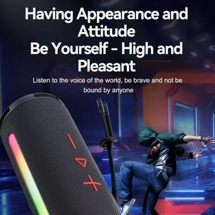 T&G TG374 Portable 3D Stereo Bluetooth Speaker Subwoofer Support FM / TF Card / RGB Light(Green) - free shipping - PMC Jewellery - Order now!