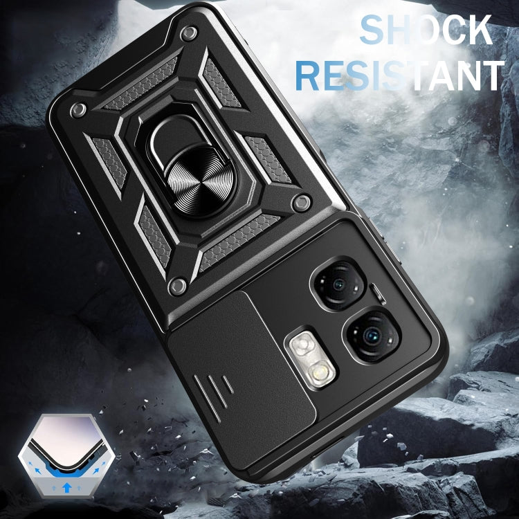 For Infinix Smart 9 / Hot 50i Sliding Camera Cover Design TPU+PC Phone Case(Black) - free shipping - PMC TechLife - Order now!