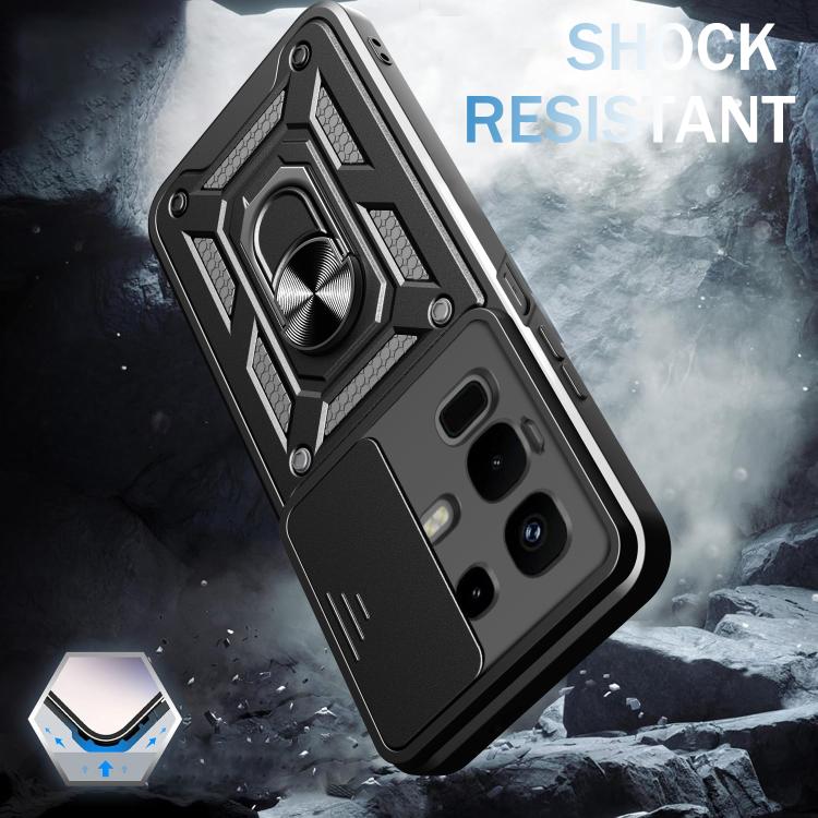 For Infinix Note 50x Sliding Camera Cover Design TPU+PC Phone Case(Red) - free shipping - PMC TechLife - Order now!