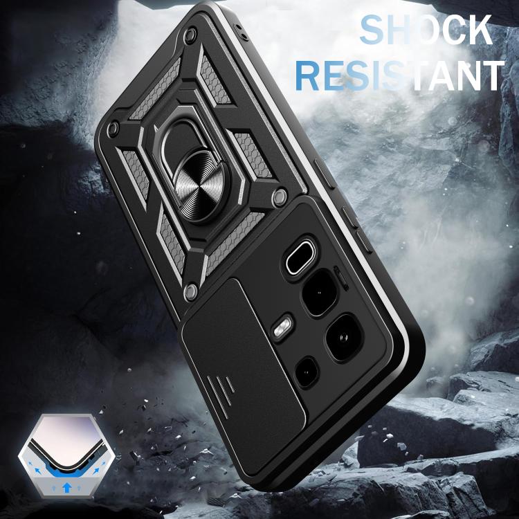 For Infinix Note 50s Sliding Camera Cover Design TPU+PC Phone Case(Green) - free shipping - PMC TechLife - Order now!