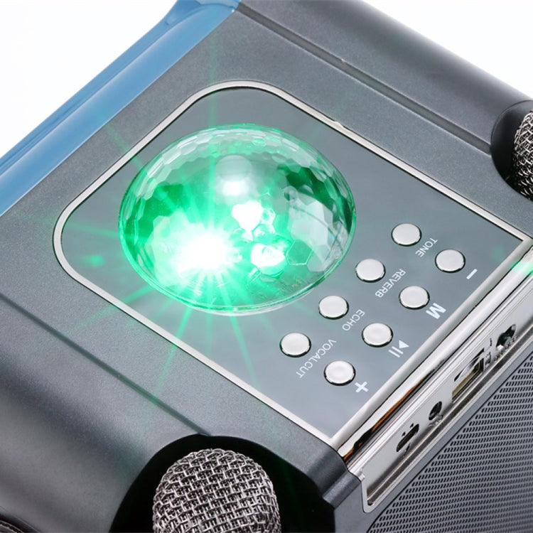 T&G TG543 Colorful Integrated Handheld Karaoke Wireless Bluetooth Speaker(Blue) - free shipping - PMC Jewellery - Order now!